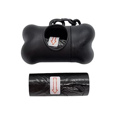 Imagem de Porta Saquinho Com Refil Para Coletar Fezes De Cachorro (Preto)