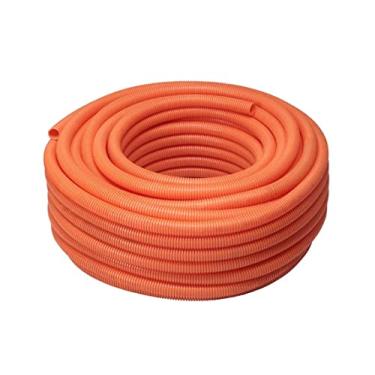 Imagem de ELETRODUTO CORRUGADO PVC FLEXÍVEL LARANJA 32MM 1M