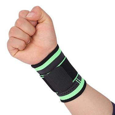 Imagem de Munhequeira Suporte Punho Pulso Tala Ajustável Tendinite Prática Esportiva Alívio Dor
