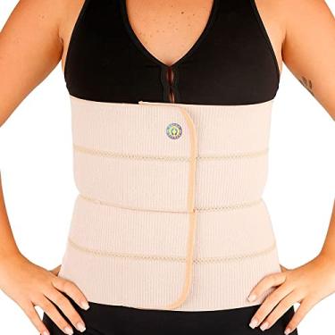 Imagem de Faixa Abdominal com Quatro Painéis, Ortho Pauher, Bege, Médio