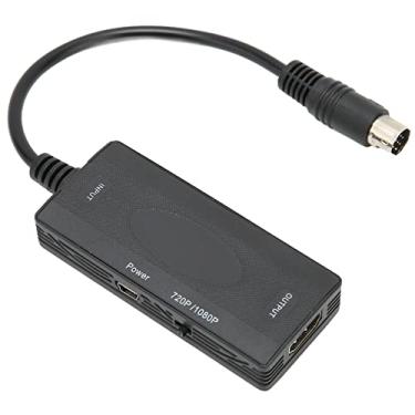 Imagem de Console de jogos SS para conversor HDMI 720p/1080p, sem perdas, sem atrasos, para adaptador de interface multimídia Sega Saturn para HD para PS2/PS3, HDTV, monitor, projetor, PC, etc