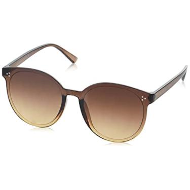 Imagem de Circus NY by Sam Edelman Óculos de sol femininos redondos divertidos Cc596 com proteção Uv400 - presentes modernos para ela, 51,7 mm, Marrom, 51.7 mm