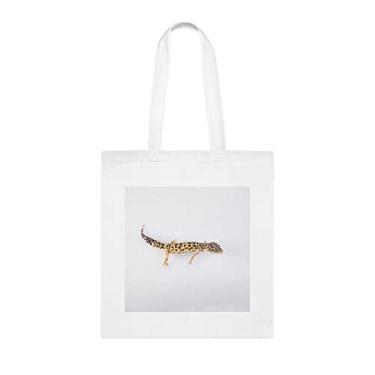 Imagem de Sacola de oncinha lagartixa, presente de oncinha lagartixa, bolsa de ombro leopardo lagartixa reutilizáveis, cesta de natal de aniversário, ideia de presente para ela, presente para