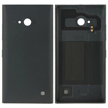 Imagem de YUNCHAO Peças de substituição de telefone celular Capa de bateria plástica de cor sólida para Nokia Lumia 730 Acessórios telefônicos