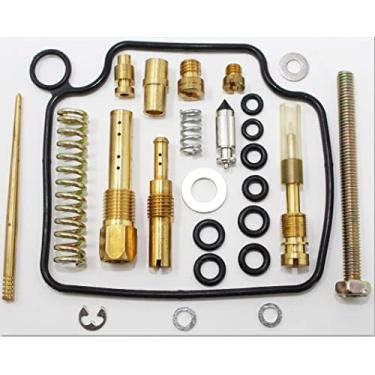 Imagem de Hi-Caliber Powersports Parts Kit de reconstrução de carburador para reparo de carburador Honda TRX 350 Rancher TE TM FE FM 2x4 4x4