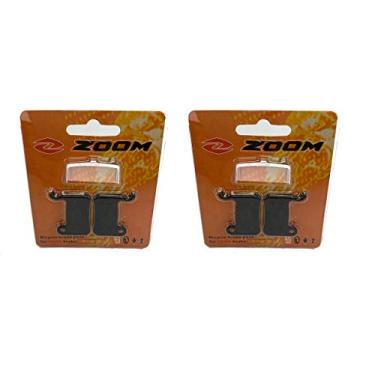 Imagem de Pastilhas de freio de bicicleta Zoom MTB de dois pares para HB-875 HB-870 HB-100 Shimano M595 M596 M585 M775 M355