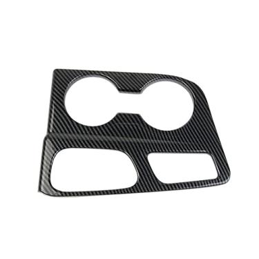 Imagem de TOTMOX Acabamento da tampa do painel de câmbio de controle central, compatível com Dodge Durango 2021-2022, fibra de carbono