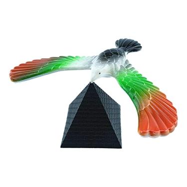 Imagem de Estatuetas de de de de pássaros com de pássaros gravitacional com suporte triangular para decoração a partir de