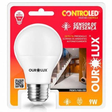 Imagem de Lâmpada Inteligente Controled Sensor De Presença 9W Ourolux