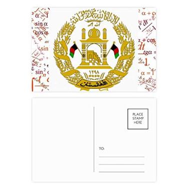 Imagem de Conjunto de cartões postais com emblema nacional Kabul do Afeganistão com 20 peças