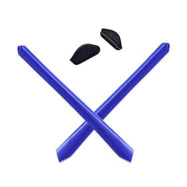 Imagem de Mryok Bocal de substituição para óculos Oakley Crosslink Zero Glass, Azul, One Size