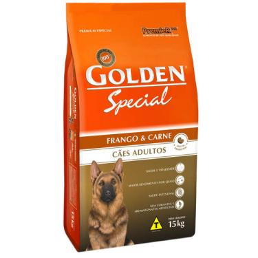 Ração Seca PremieR Pet Golden Special Cães Adultos Frango e Carne - 15 Kg