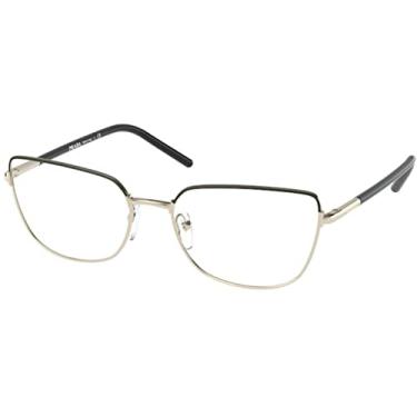 Imagem de Óculos Prada PR 59 YV AAV1O1 Preto/Ouro Pálido