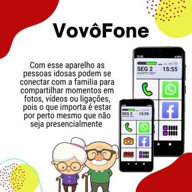 Imagem de Celular Do Idoso Vovôfone 32Gb Fácil Uso - Multilaser