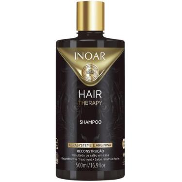Imagem de Inoar Hair Therapy Shampoo 500ml Com Kerasystem3 E Arginina 100% Vegan