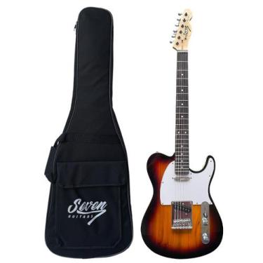 Imagem de Guitarra Telecaster Seven Stc-307 Sb Plus C/ Bag - Seven Guitars