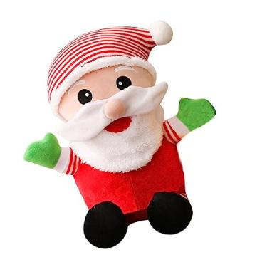 Imagem de Amosfun Boneco Papai Noel Travesseiro De Boneca De Natal Papai Noel De Pé Travesseiros Infantis Bebê Nick Papai Noel Miniboneca Pequeno Presente Filho Árvore De Natal Tecidos De Pelúcia