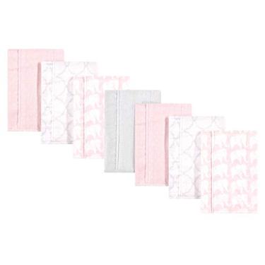 Imagem de Hudson Baby Paninhos de flanela de algodão unissex para bebês, menina elefante, tamanho único