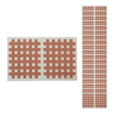 Imagem de Esquirla Fita adesiva transversal dos esportes da fita do músculo 20x, fita respirável da grade do remendo da malha autopegajosa para correr o corpo do tênis, dois adesivos