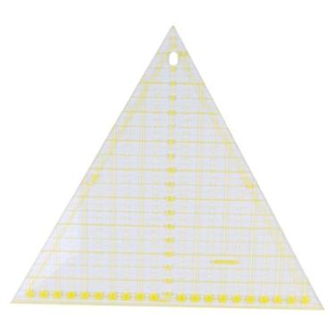 Imagem de NUOBESTY régua de patchwork claro fita métrica corporal régua clara régua de costura régua de acrílico régua de quilter régua triangular triângulo grande ferramentas de costura