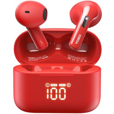 Imagem de TOZO Tonal Fits T21 Wireless Earbuds, 5.3 Bluetooth Headphone, Sem in Ear com Cancelamento de Ruído de Microfone Duplo, 44H Playback Stere Sound with Power Display Wireless Charging Case
