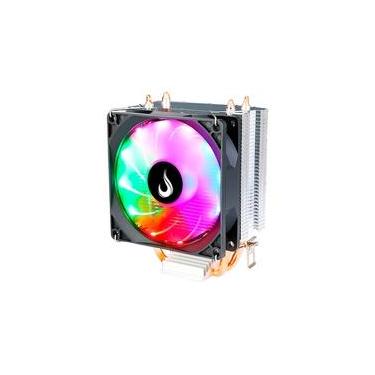 Imagem de Air Cooler Gamer Rise Mode Z5, LED Rainbow, AMD/Intel, 90mm, Preto - RM-ACZ-Z5-RGB