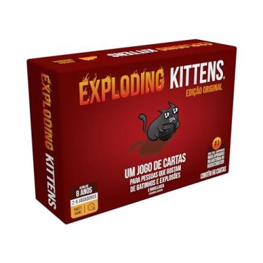 Imagem de Asmodee, Exploding Kittens, Jogo de Cartas para Amigos, 2 a 5 jogadores, Idade 8+ anos, Partidas de até 15 minutos
