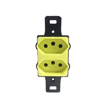 Imagem de Conj Emb S/Placa P/Condulete 2 Tom.2P+T 20A NBR14136 Ref.10019 3Mod – Pezzi