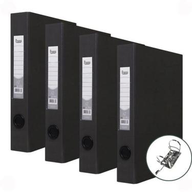 Imagem de Kit 4 Pasta Organizadora AZ Ofício Estreita 28x34cm Frama 7310