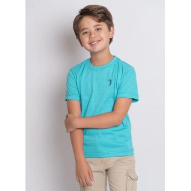 Imagem de Camiseta Aleatory Infantil Básica New Azul Piscina