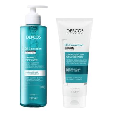 Imagem de Kit Dercos Oil-correction Purificante Shampoo+condicionador