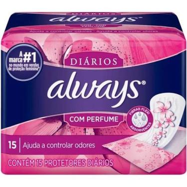 Imagem de Always Protetor Diário Com Perfume 15 Unidades