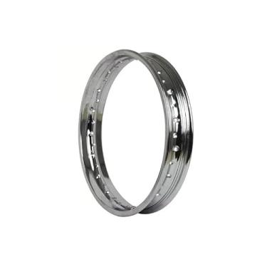 Imagem de Aro De Roda 18 X 160 Dianteiro Cg 125/ Titan 150/ Yamaha 125/135 Cromado Cromo Forte