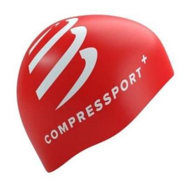 Imagem de Touca de Natação de Silicone Compressport Swimming Cap Piscina e águas abertas-Unissex