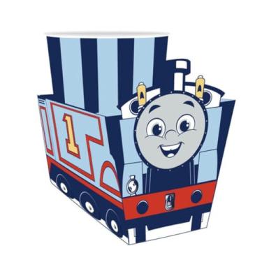 Imagem de Bonjour Fête THOMAS & FRIENDS Paper Party Cups | 3D Thomas the Tank Engine Theme | Disposable Cups for Birthday Parties | Premium Party Supplies & Decorations | Pack of 8 | 9oz size
