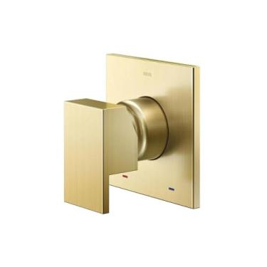 Imagem de Acabamento Monocomando de Chuveiro New Edge/Mínima Ouro Escovado - Docol