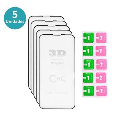 Imagem de Kit 5 Película 3d vidro atacado para IPhone 13 Pro Max - Nipe