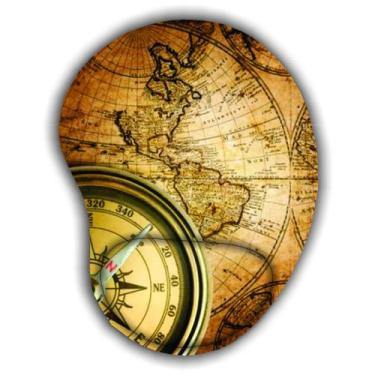 Imagem de Mouse pad com apoio - Mapas Antigos - JDM
