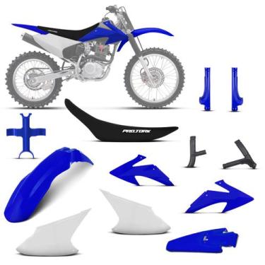 Imagem de Kit Plástico Crf 230f 2008 À 2014 - Pro tork, AZUL, Único