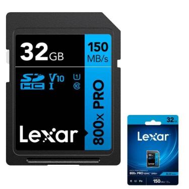 Imagem de Cartão De Memória Lexar Sdhc 32gb 150mb/s Alta Performance 800x