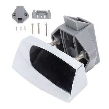 Imagem de Fechadura de Armário Sem Chave para Rv, Botão de Pressão, Liga de Zinco, Elegante, Bloqueio de Botão para Iates, Motorhome, Caravana, Veículos de Acampamento (Cromo)