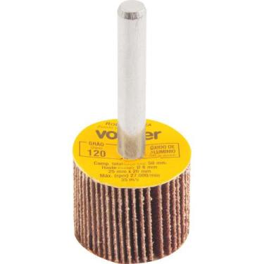 Imagem de Roda de Lixa 25x20mm com Haste G120 - Vonder