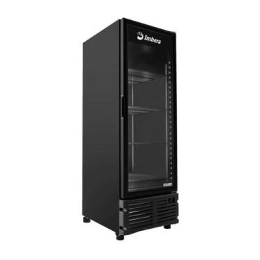 Imagem de Freezer Vertical Tripla Ação 560L Imbera Porta De Vidro Preto EVZ21 22