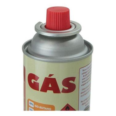 Imagem de Kit 2 Gás Refil Lata Para Maçarico Fogareiro Butano Propano Guepardo 2