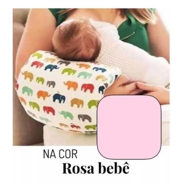 Imagem de Almofada de Braço e Colo Amamentação e Descanso em Algodão - Nathalia 