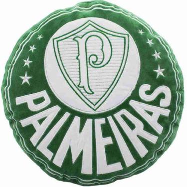 Imagem de Almofada Brasão (Fibra) - Palmeiras - Mileno