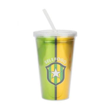 Imagem de Copo Canudo Selefogo 450ml - Botafogo - Mileno