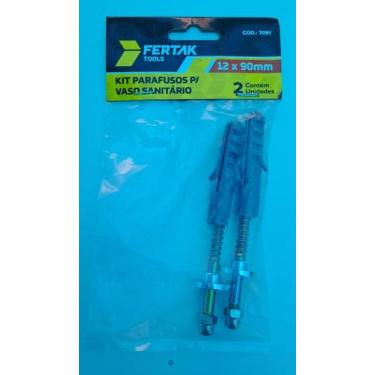 Imagem de Kit de Parafuso Para Fixar Vaso Com Bucha 10 e 12 - Fertak, bucha 12