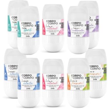 Imagem de 10UN Desodorante Antiperspirate Rollon Corpo a Corpo Davene