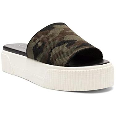 Imagem de Jessica Simpson Sandália feminina Ezira com bico aberto enfeitada, Combo verde, 41